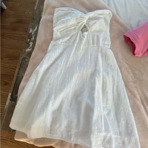 blanco by nature White Linen Mini dress thumbnail 1