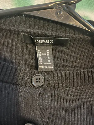 Black Button up Sweater thumbnail 3