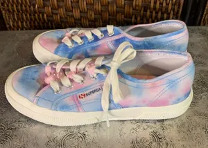 Superga Tie Dye Sneakers Size 36 thumbnail 1