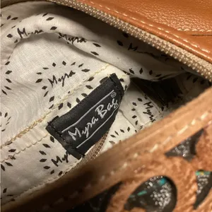 Myra western Patterned Shoulder Bag Blue thumbnail 5