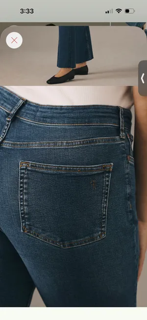 Yaya Mid-Rise Crop Jeans Pilcro Anthropologie thumbnail 5