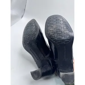 Etienne Aigner 8 Black Booties Women's Heeled Ankle Boots Oxford Brogue Detail‎ thumbnail 7