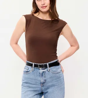Old Navy Cap-Sleeve Tie-Back Top thumbnail 1