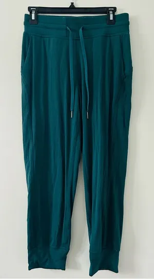 Lululemon Ready To Rulu Ribbed Joggers High Rise 24in Casual Green Jasper 6 thumbnail 1