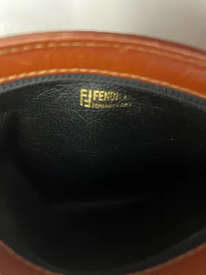 Fendi Zippered Small Wallet/Pouch, Zucca Pattern and Leather Trim thumbnail 14