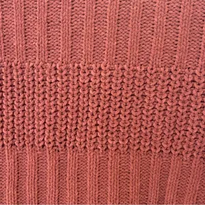 Poof Apparel Long Sleeve Mauve Turtleneck Knit Sweater Women's Size Small thumbnail 3