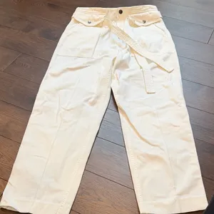 Banana Republic White/Cream Wide Leg Women’s Pants Size 6 C24-011 thumbnail 6
