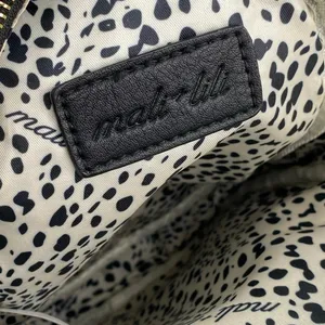 Anthropologie Mali + Lili Gwen Black Faux Leather Vegan Sherpa Sling Bag Handbag thumbnail 6
