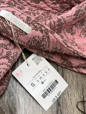 ZARA ASYMMETRIC JACQUARD DRESS. SIZE small NWT thumbnail 5