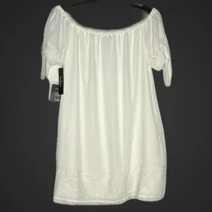 Lulu's Tunic Dress White NWT‎ thumbnail 2