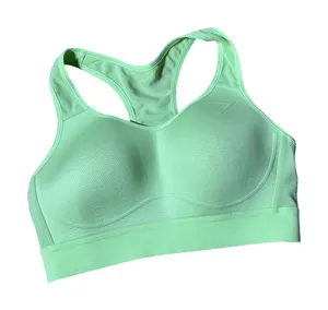Gymshark Mesh Racerback Sports Bra Womens S‎ Green Neon Activewear Molded Cup thumbnail 1