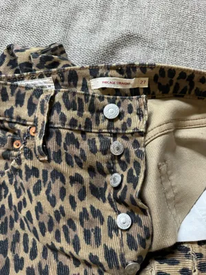Levi’s Leopard Print Corduroy Pants thumbnail 2