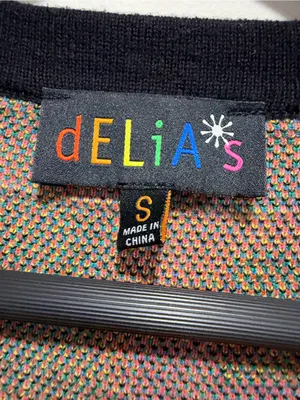dELiA*s x Dolls Kill Happy In My Mind Y2K Duster Cardigan S thumbnail 3