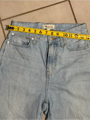 Madewell Women Denim The‎ Curvy Perfect Vintage Light Blue Jeans size 26 thumbnail 8