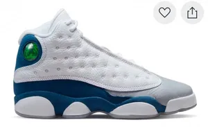 Nike Air Jordan 13 Retro French Blue Basketball Sneakers thumbnail 1