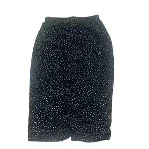 Zara Women's Black Polka Dot Midi Skirt Size Standard S Casual thumbnail 3