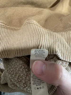 Aerie Desert Sand Oversized Crewneck Sweatshirt - Size Medium thumbnail 5