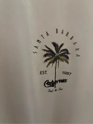 Santa Barbara Palm Graphic T‑Shirt - Cream thumbnail 4