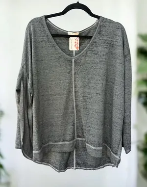 Free People Movement NWT "Mix It Up" dolman sleeve tee large thumbnail 1