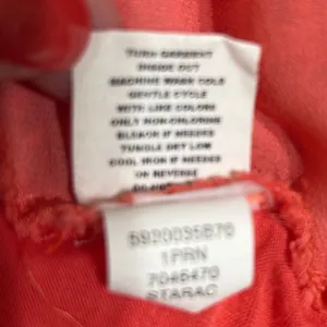 Live and Let Live Womens Crochet Tunic XL Coral Boho Cottage Lace‎ Chiffon Indie thumbnail 8