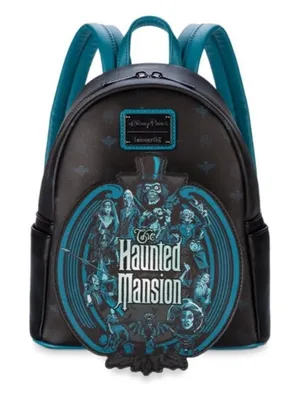 Disney Loungefly Haunted Mansion Glow-in-the-Dark‎ Mini Backpack thumbnail 1