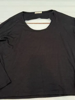 rag & bone crewneck Sweater with open neck back thumbnail 1