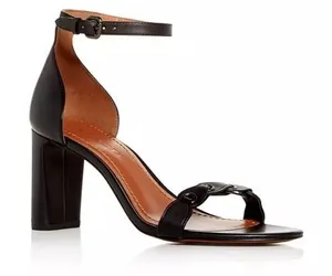 Coach Women's Leather‎ Ankle Strap Block Heel Sandals Size 8 thumbnail 1