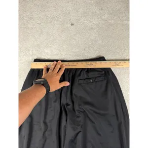 Air Jordan Track Pants Mens XXL Athletic Black White Stripe Ankle Zip Baggy Wide thumbnail 10
