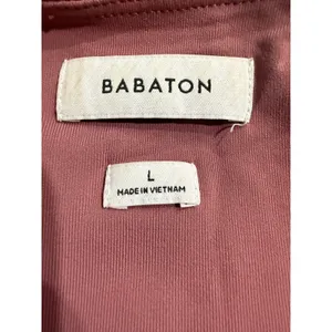 Babaton Contour Muscle Tank Top Mahogany Brown Sleeveless Crew‎ Neck Large thumbnail 5