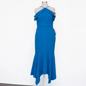 XSCAPE - Halter Neck Scuba Crepe Gown‎ thumbnail 2