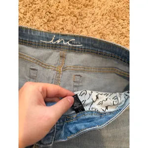 INC Denim Bermuda Shorts Light Wash Blue Regular Fit Size 14 thumbnail 2