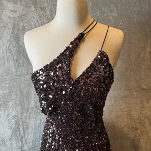 ASTR The Label Medium Rose Pink Sequin Mini Dress Strappy Party Cocktail New thumbnail 2