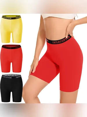 Womens High-waist biker shorts thumbnail 2