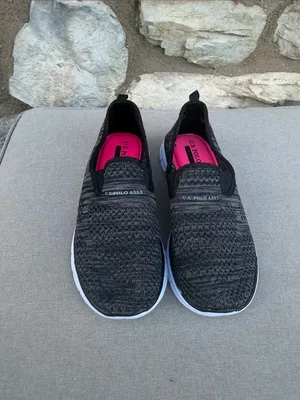 U.S. Polo Assn. Women's Black Knit Slip-On Sneakers size 6.5 thumbnail 7