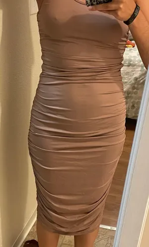 SheIn Beige Dress thumbnail 1