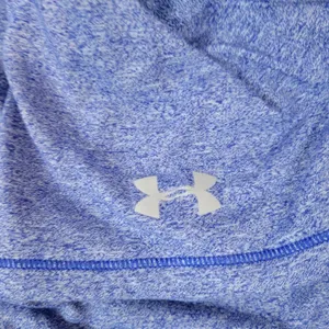 Under Armour‎ Women Blue Short Sleeve Running Training Shirt Top UA HeatGear thumbnail 7