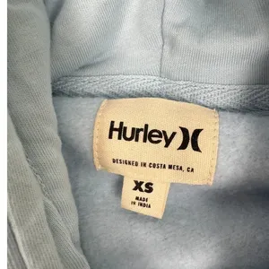 NWT‎ Hurley Womens Full Zip Hoodie Skyway Blue Costa Mesa CA Fleece XS thumbnail 7