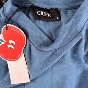 CIDER Teal Blue Mockneck Sleeveless Rusched Sides Top NWT Size Large thumbnail 6