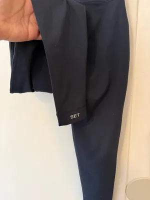 SET Active blue navy Athletic Leggings thumbnail 4