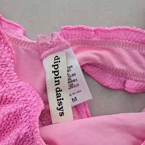 NWT! Dippin Daisys Pink Rose Bottom Size M thumbnail 5