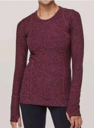 Lululemon Cypress Kiss Long Sleeve Pullover Base Layer Sz 10 Outdoor Gym Hiking thumbnail 1