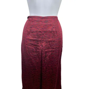 Victoria's Secret VTG Red Black Satin Feel Sleeveless Elastic Waist Pant Set S 90s thumbnail 5