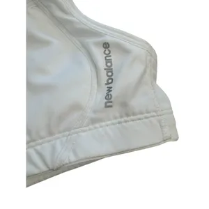 New Balance Breakthrough High Impact Sports Bra White 32B NWOT NB DRY Running thumbnail 8
