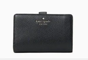 Kate Spade New York Black Leila Medium Compact Bifold Wallet thumbnail 4