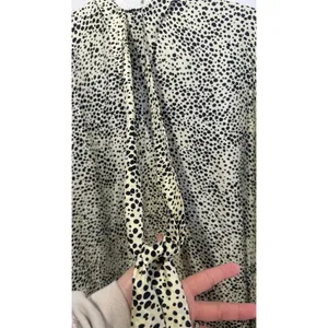 PETAR PETROV Neutral Light Green 100% Silk Black Spots Alex Silk Dress size XS thumbnail 8