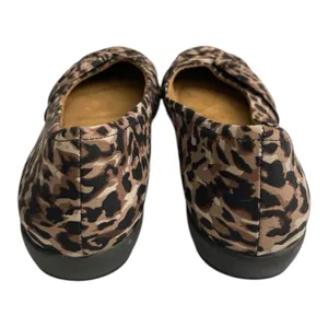 Natural Soul All Thru Comfort Slip Genie Leopard Print Twist Front Flat Sz 9 thumbnail 5