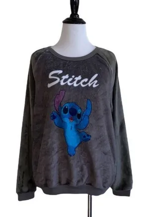 5/$30 🎈 Disney large stitch plush Crewneck sweatshirt‎ thumbnail 1