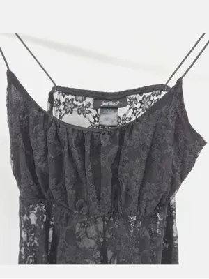 Just Polly New York Black Lace Babydoll Cami Top NWT Size S thumbnail 12