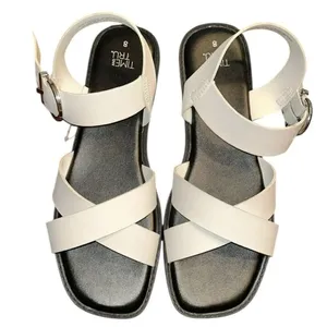 Time and Tru White Sandals(Size 8) thumbnail 2