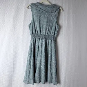 Floral‎ Mini Dress Women Small Sage Green Sundress Prairie Fairy Babydoll Gilli thumbnail 2